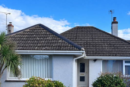 Completed PoshJanner roofline cleaning in Wembury on Thursday 8 October 2026