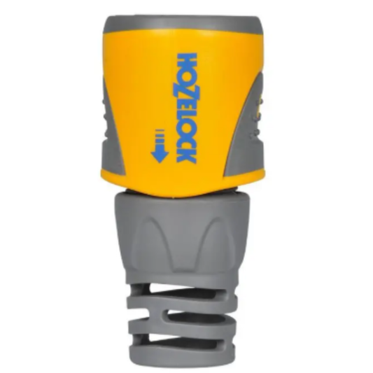 HOZELOCK - Hose Connector Plus ø 12.5mm - 15mm (1/2"- 5/8") Soft Touch : Watertight, Non-slip, Flexible Connector Prevents Twisting, Swelling and Leaks [2050P0000]