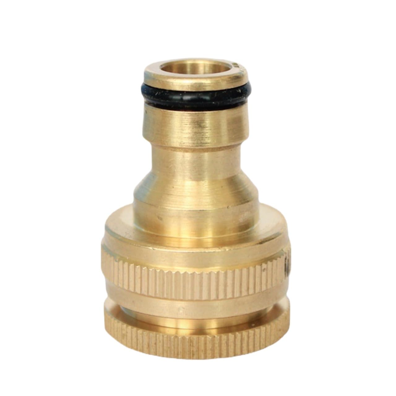 PoshJanner Garden Hose Connectors, Universal Fit, Hozelock Compatible, Indoor Mixer Tap Connector (Indoor Tap Connector F 22mm M 24mm)