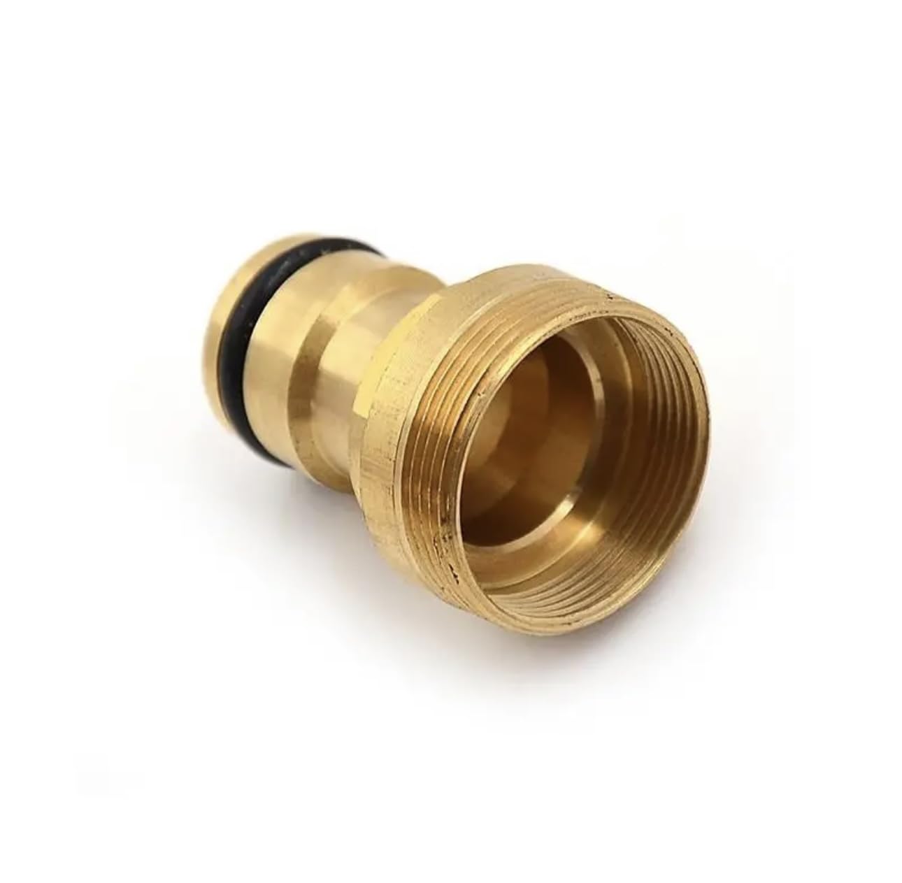 PoshJanner Garden Hose Connectors, Universal Fit, Hozelock Compatible, Indoor Mixer Tap Connector (Indoor Tap Connector F 22mm M 24mm)