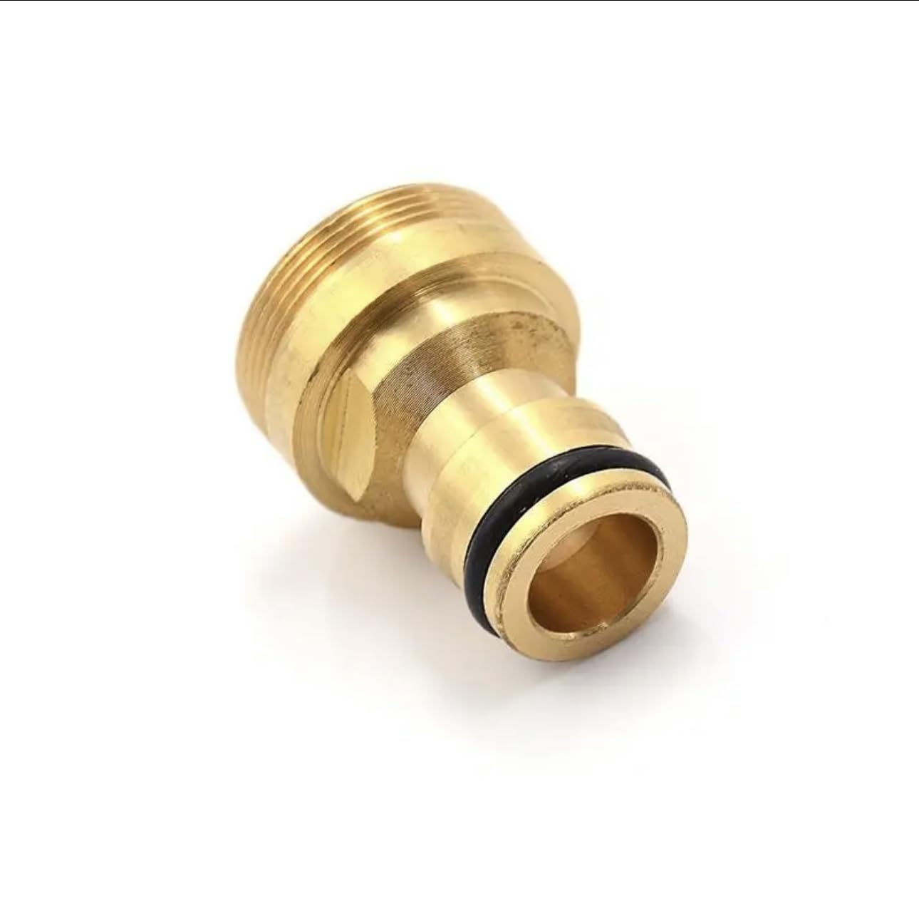 PoshJanner Garden Hose Connectors, Universal Fit, Hozelock Compatible, Indoor Mixer Tap Connector (Indoor Tap Connector F 22mm M 24mm)