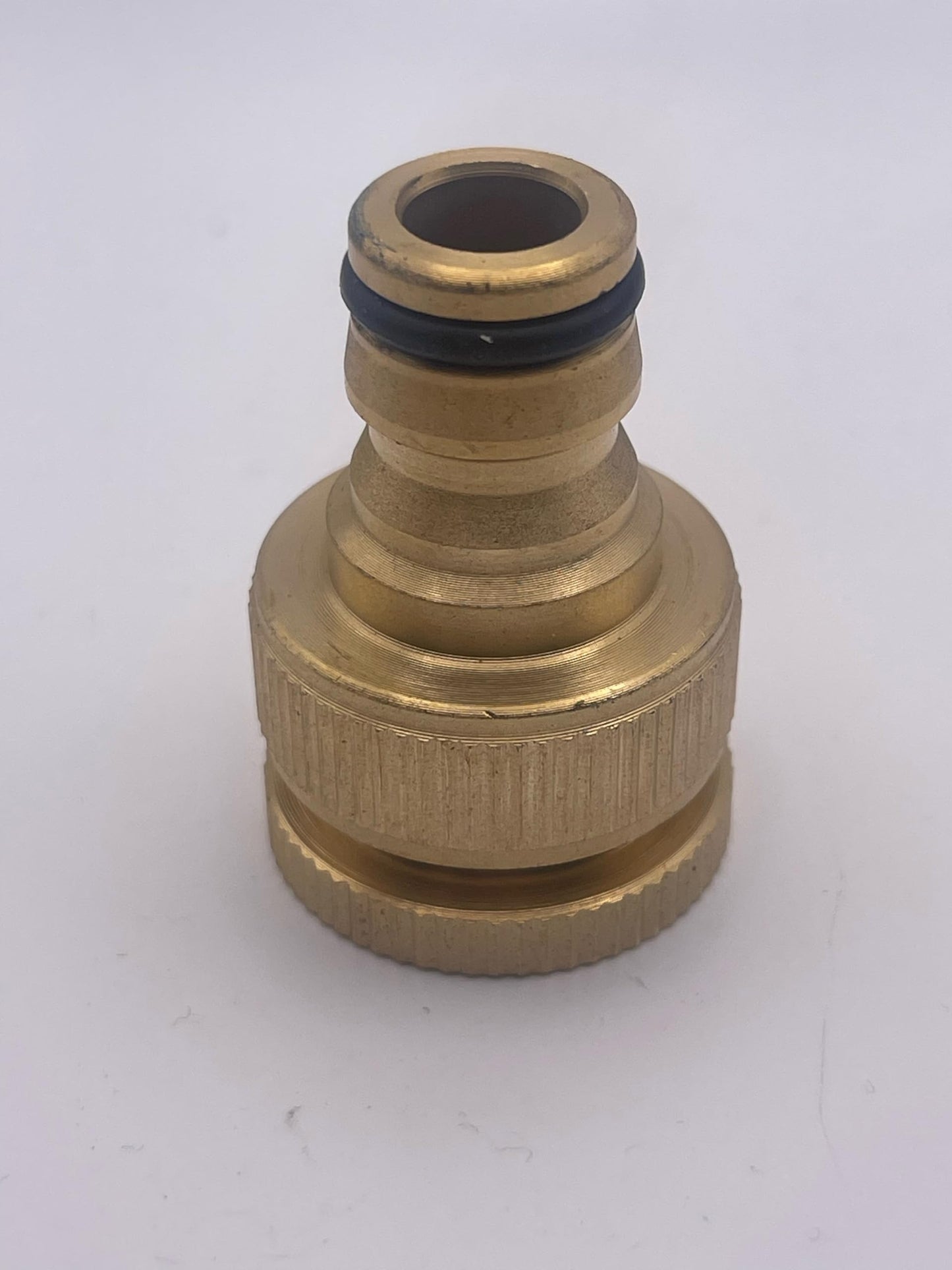 PoshJanner Garden Hose Connectors, Universal Fit, Hozelock Compatible, Indoor Mixer Tap Connector (Indoor Tap Connector F 22mm M 24mm)