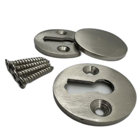 PoshJanner Brass Key Hole Cover & Plate, Escutcheon, Door Lock Accessories, Decoration (Brass)