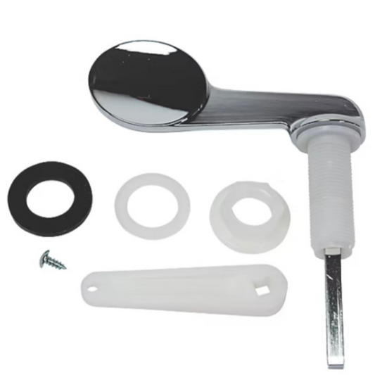 Posh Janner Chrome Spatula Disabled Easy Flush Metal Paddle Lever Toilet Cistern Lever Handle Flush