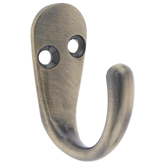 PoshJanner Antique Brass Hooks Hangers Robe Hook, Antique Brass Coat Hook, Back of Door WallRobe Coat Hangers, Different Styles