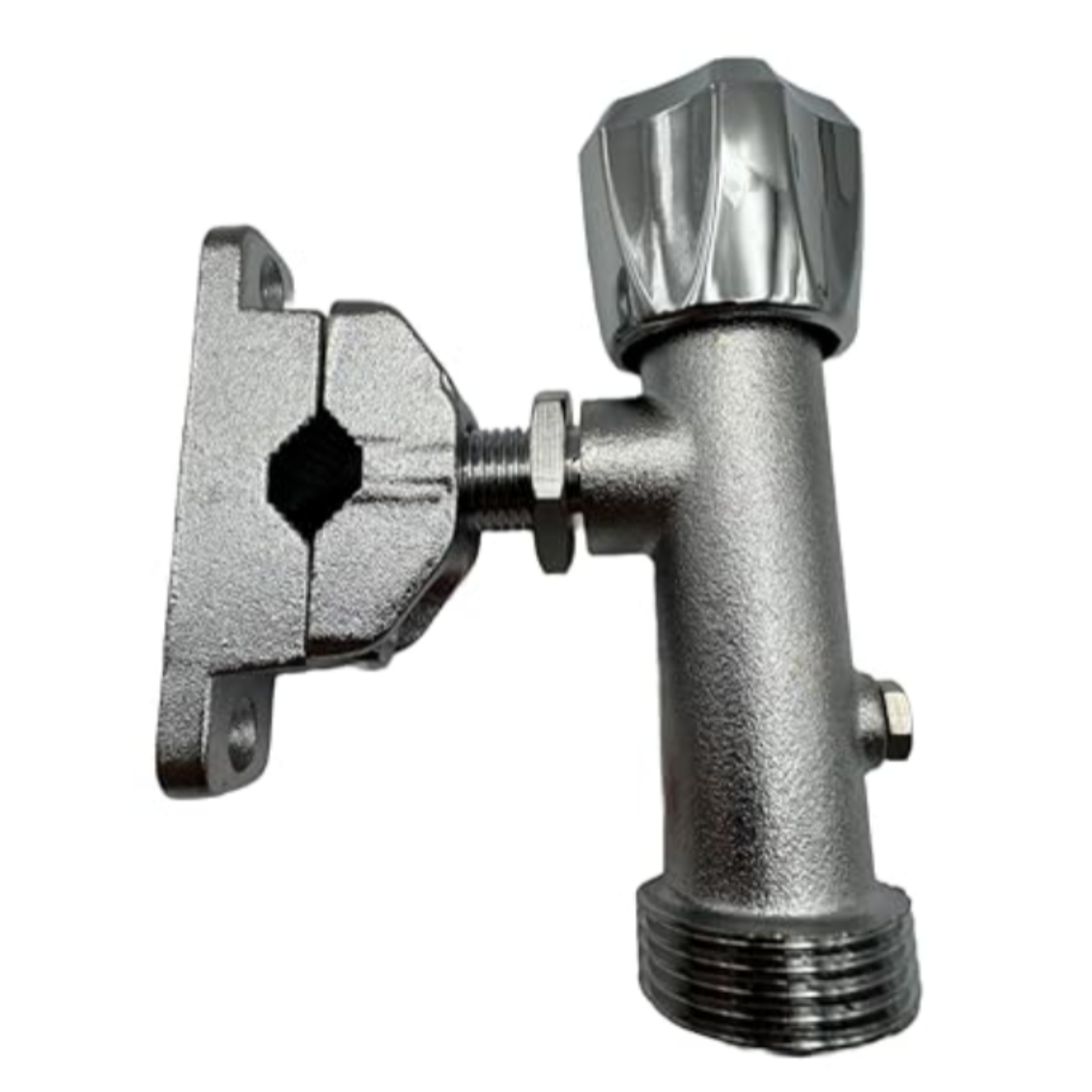 PoshJanner Self Cutting Washing Machine Tap, for 15mm Pipe, 3/4' Male Thread, Chrome Appliance Tap, Valve (Standard)